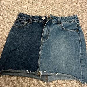 Jean skirt